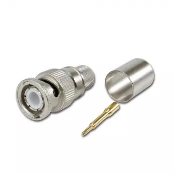 Telegärtner BNC Crimpstecker für RG214/U & RG393/U, 50 Ohm, 1 Stück J01000A0060
