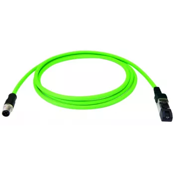 Telegärtner 100017276 Cat.6A S/FTP RJ45 Patchkabel, 1 m, Grün, LSZH
