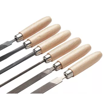 Cimco Präzisionsfeilen-Set 206750, 6-teilig, 160 mm, Hieb 2, DIN 7283