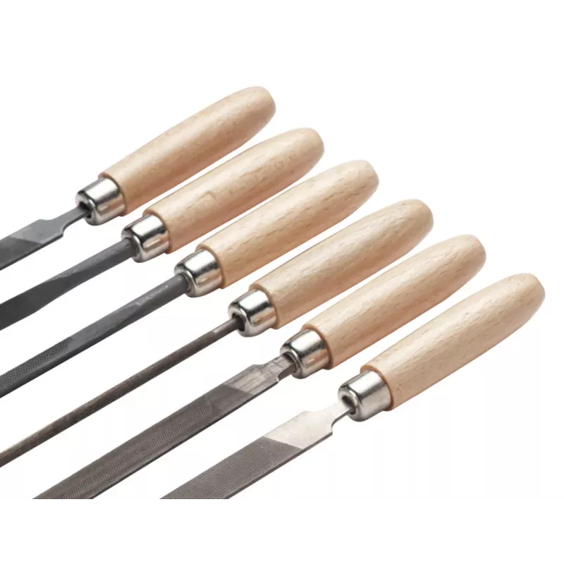 Cimco Präzisionsfeilen-Set 206750, 6-teilig, 160 mm, Hieb 2, DIN 7283
