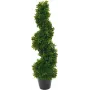 EUROPALMS Spiralbaum Kunstpflanze, 61cm, Grün, Schwarzer Topf 82600009