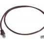 Telegärtner Cat 6A S/FTP Patchkabel, PiMF, LSZH, RJ45 auf 90° gewinkelten RJ45, 5 m, Rot L00003A0123