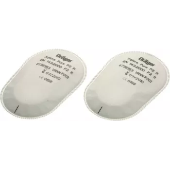 Dräger X-plore Pad P3 R Bajonett-Partikelfilter mit Gehäuse, 2er-Pack 6738011