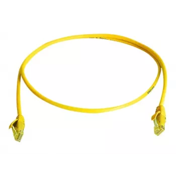 Telegärtner L00000A0294 Cat6 U/UTP RJ45 Patchkabel, 0,5m, Gelb