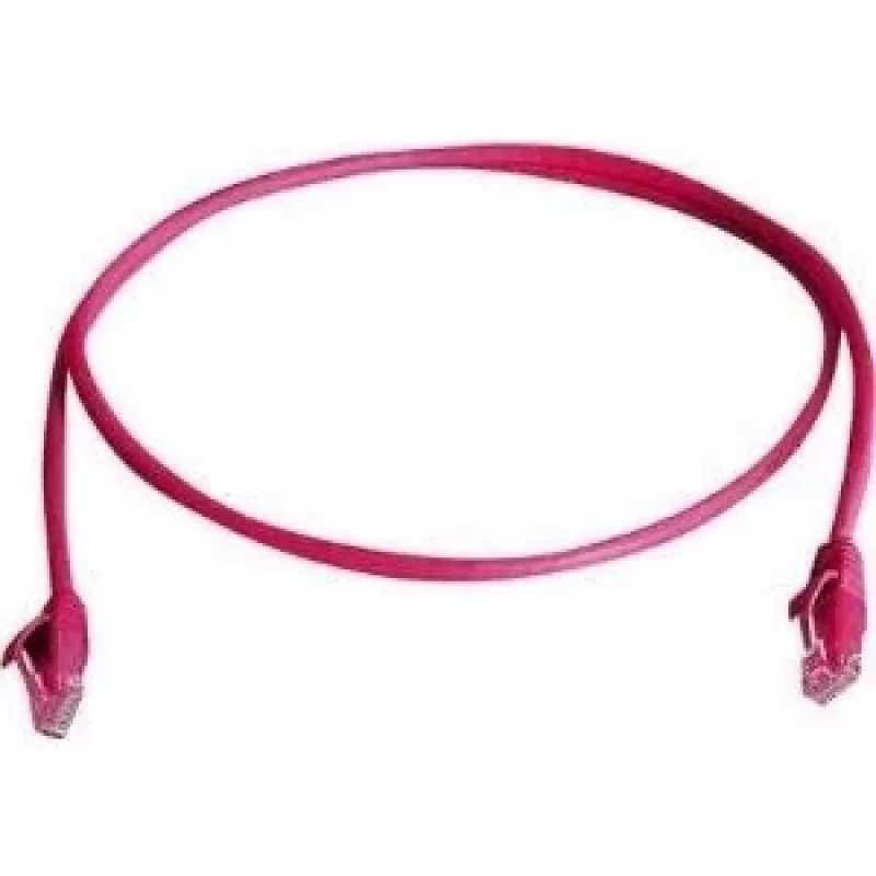 TELEGÄRTNER 100008898 CAT 6 RJ45 Patchkabel, 7,5 m, Rot, LSZH, U/UTP, flammhemmend