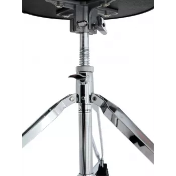 DIMAVERY DT-80 Drum Throne, runder Sitz, höhenverstellbar 480-600 mm, doppelt verstärktes Stativ, schwarz 26031100