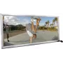 EUROPALMS beleuchtete Werbewand, Aluminium, 1x2m, LED, Silber 83331754