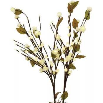 EUROPALMS Kamelienbogen mit LEDs, Weiß, 50cm 83330310