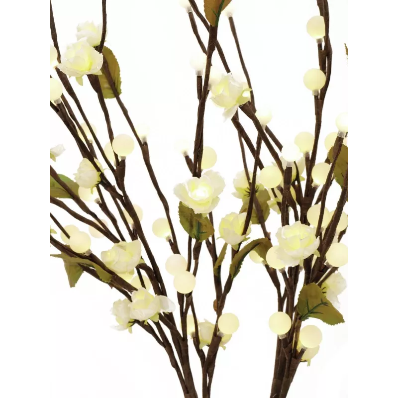 EUROPALMS Kamelienbogen mit LEDs, Weiß, 50cm 83330310