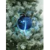 EUROPALMS LED-Schneeball 8cm, Dunkelblau, 5er-Set 83501239