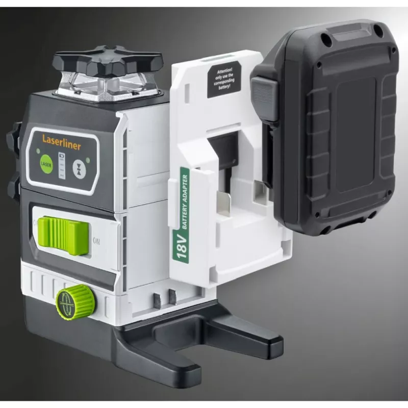 Laserliner PowerPlane-Laser 3G Multi-18V Green 3 x 360° Laser-Nivelliergerät (Basiseinheit) 036.380L
