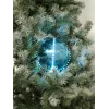 EUROPALMS LED Schneeball 15cm, Ice Blue 83501241