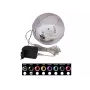 EUROPALMS LED Schneekugel 15cm, Schwarz 83501244