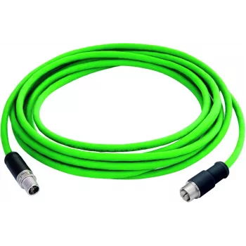 TELEGÄRTNER L82005A0000 10 m LC-Duplex auf LC-Duplex OM3 Multimode LWL Patchkabel, Aqua, LSZH 100017385