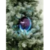 EUROPALMS LED Schneekugel 15cm, Lila 83501248