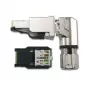 Telegärtner MFP8-4x90 Cat.6A Feldkonfektionierbarer RJ45 Stecker, T568A, Geschirmt, Multi-Winkel J00026A4004