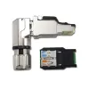 Telegärtner MFP8-4x90 Cat.6A Feldkonfektionierbarer RJ45 Stecker, T568A, Geschirmt, Multi-Winkel J00026A4004