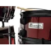 Dimavery DS-200 Schlagzeug Weinrot inkl. Bassdrum-Pedal und Becken