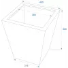 EUROPALMS Leichtsinn Basic-50 Dekorationsfigur Braun Glänzend 50cm 83011870
