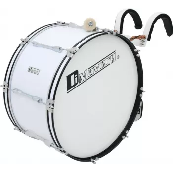 DIMAVERY MB-424 Marching-Bassdrum 24x12 Weiß 26010361