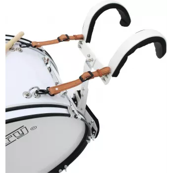 DIMAVERY MB-424 Marching-Bassdrum 24x12 Weiß 26010361
