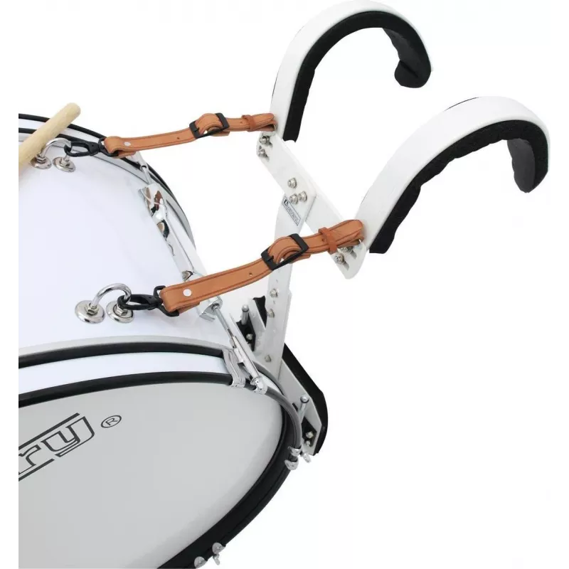 DIMAVERY MB-424 Marching-Bassdrum 24x12 Weiß 26010361