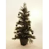 EUROPALMS Dekorationskugel 7cm, Schwarz, 6er-Pack (83501253)