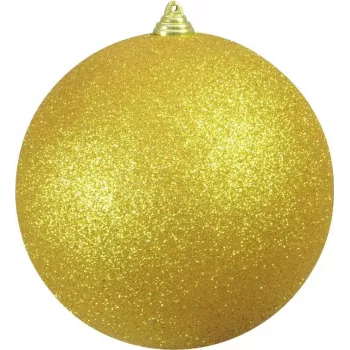 EUROPALMS Dekorationsball 20cm Gold Glitter 83501279