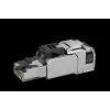 TELEGÄRTNER 100040203 RJ45 Keystone-Modul Cat.6A geschirmt werkzeuglos IDC