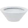 EUROPALMS Leichtsinn Bowl-15 Dekorationsschale, Weiß, Glänzend 83011822