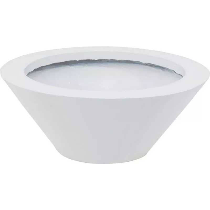 EUROPALMS Leichtsinn Bowl-15 Dekorationsschale, Weiß, Glänzend 83011822