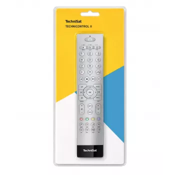 TechniSat TechniControl II ALU Silber Universal-Fernbedienung (FB Code TV) 0002/3859