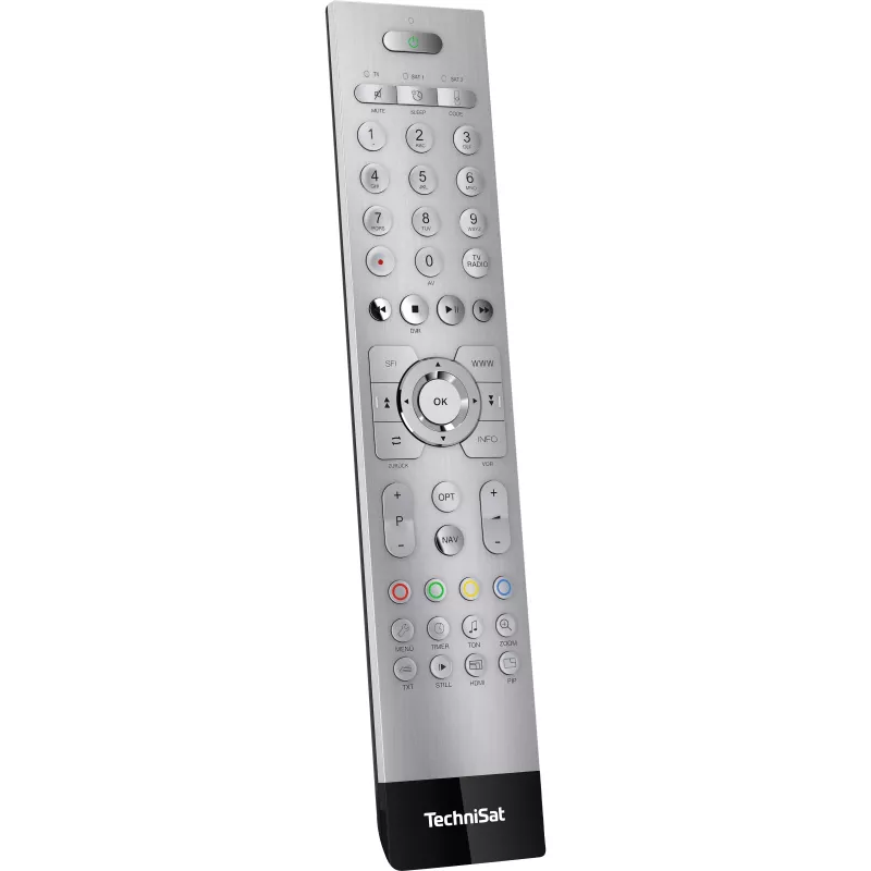 TechniSat TechniControl II ALU Silber Universal-Fernbedienung (FB Code TV) 0002/3859
