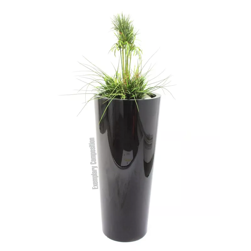 EUROPALMS Leichtsinn Elegance-110 Dekorationsfigur, Schwarz Glänzend 83011864