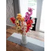 EUROPALMS Künstlicher Cymbidium-Zweig, Creme-Pink, 90cm 82530311