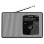 TechniSat DIGITRADIO 2 DAB+ UKW Bluetooth Radiowecker Schwarz/Weiß 0002/3910