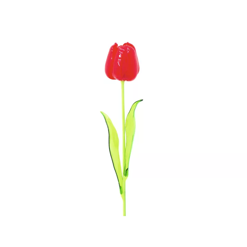 EUROPALMS Kristalltulpe Künstliche Tulpe, Rot, 61cm, 12er-Pack 82600205
