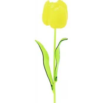 EUROPALMS Crystal Tulip Künstliche Blume, Gelb, 61 cm, 12er-Pack 82600207