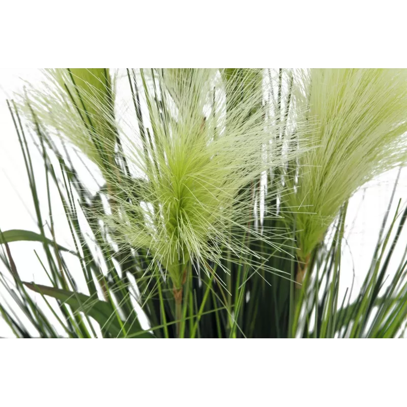 EUROPALMS Federngras Kunstpflanze, Weiß, 60cm 82505864