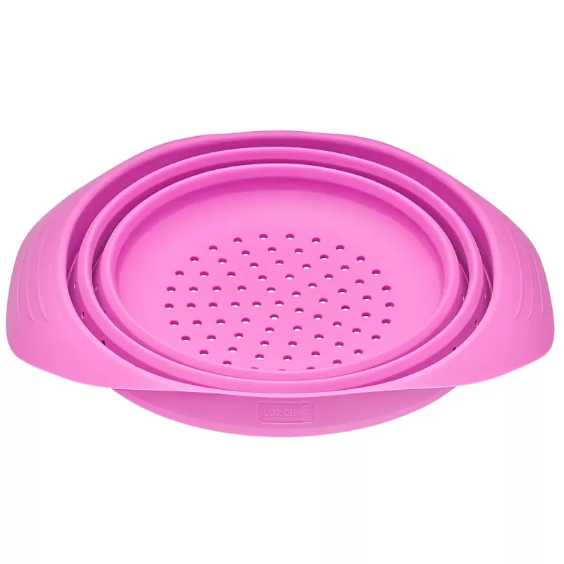LURCH Faltbares Sieb Traube 24 cm Silikon mit PP-Basis 210286