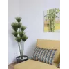 EUROPALMS Künstliche Papyrus-Pflanze, 150cm, Grün, im schwarzen Topf 82600223
