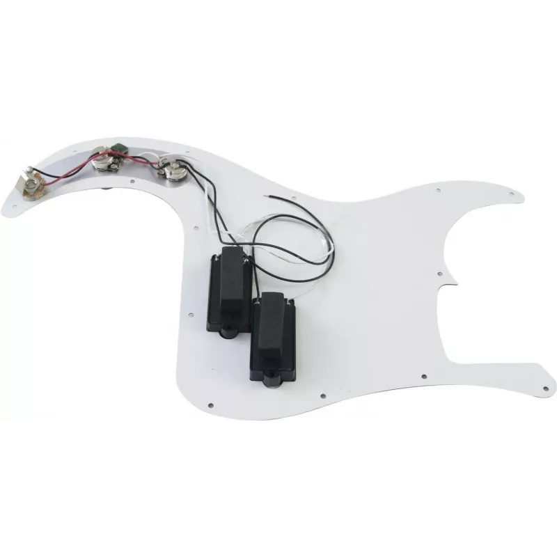 DIMAVERY Pickguard für PB E-Bass-Modelle, 3-lagig Schwarz 26300210