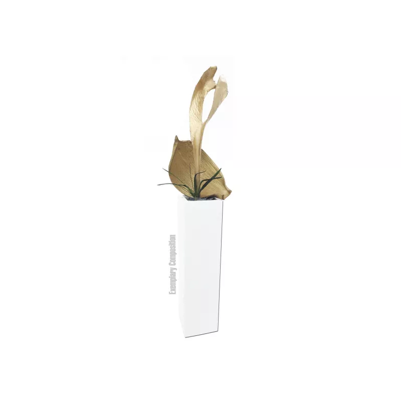 EUROPALMS Getrockneter Palmblattkopf, Gold, 60 cm 83502362