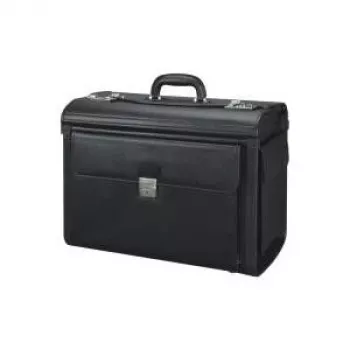 JÜSCHA Alassio Vicenza 45047 Notebook-Tasche 15,6 inch Schwarz Kunstleder