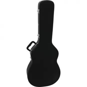 DIMAVERY Form-Case Western-Gitarrenkoffer, Schwarz (26341022)