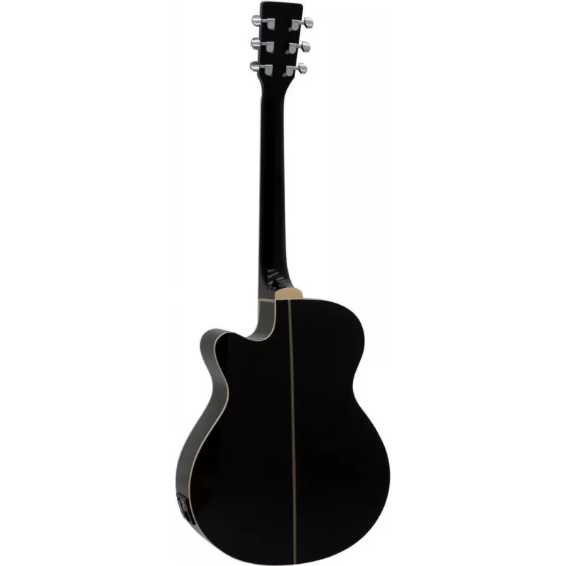 DIMAVERY AW-400 Westerngitarre, Schwarz 26235089