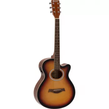 DIMAVERY AW-400 Akustikgitarre, Sunburst 26235086