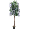 EUROPALMS Künstlicher Goldregenbaum (Laburnum), Violett, 150cm 82507135