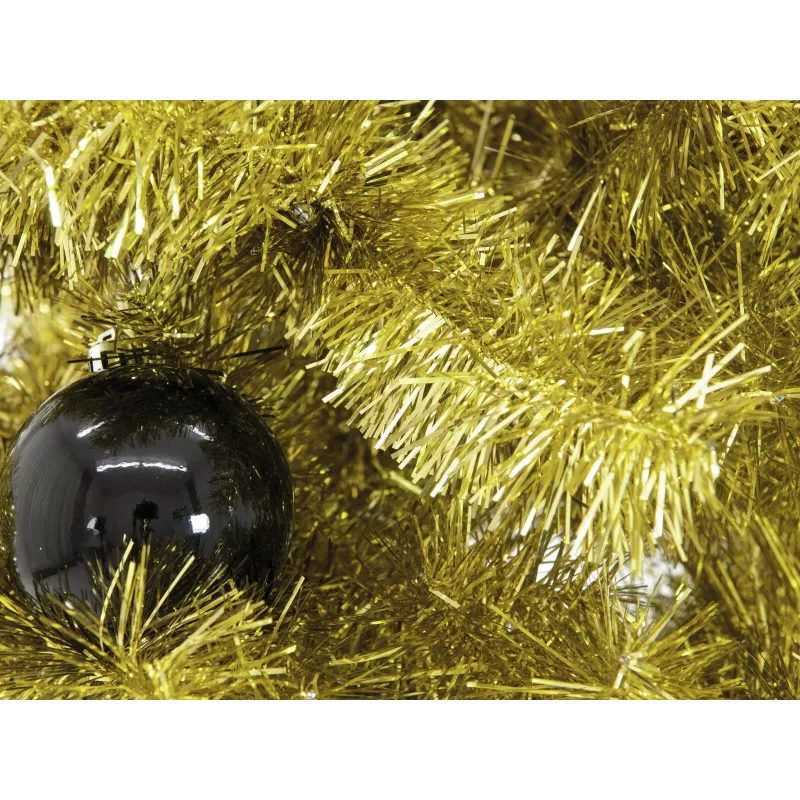 EUROPALMS FUTURA Künstlicher Weihnachtsbaum, gold-metallic, 210 cm 83500555