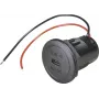 ProCar Power USB-C Einbau-Steckdose PD/QC 50W 12/24V DC, ohne LED 67351990